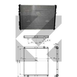 RADIATORE S/TELAIO