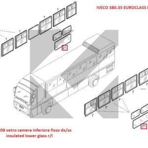CRISTALLO INF.CAMERA DX/SX 380 1294X620 MM