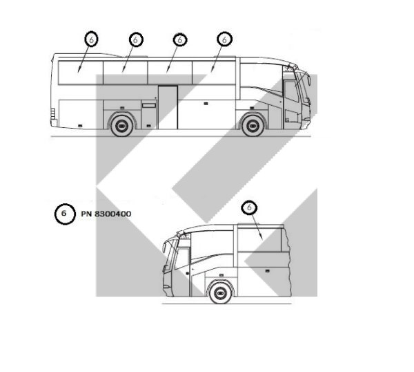 CRISTALLO LAT.DX/SX CENTURY 2054X1074MM