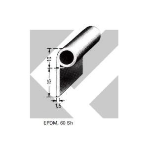 PROFILO EPDM H.25MM