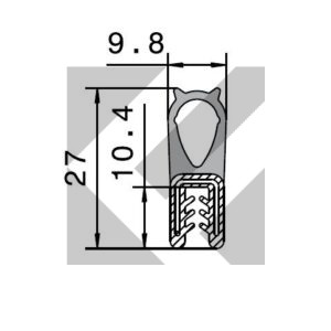 GUISNAP 27X10 MM