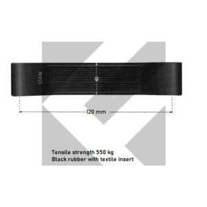 TIRANTE PORTA GOMMA 120MM