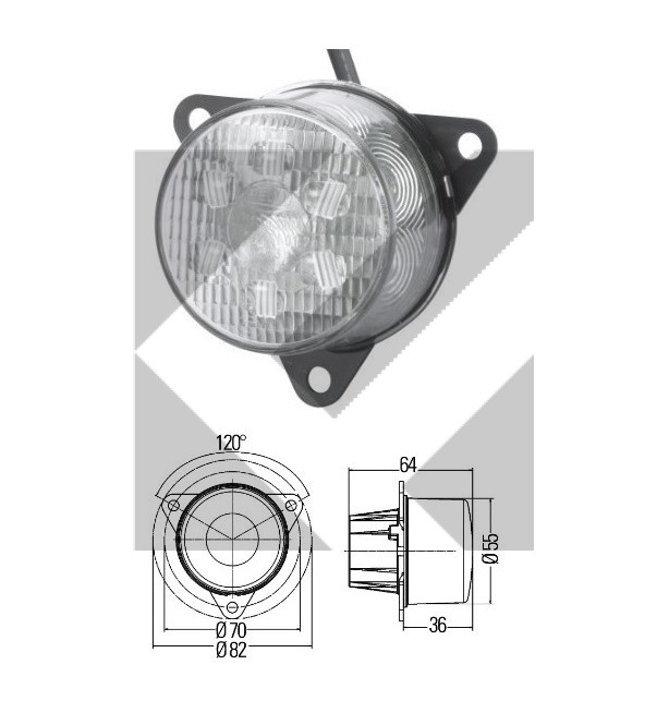 LUCE RETROMARCIA LED 24V - F.R.A.