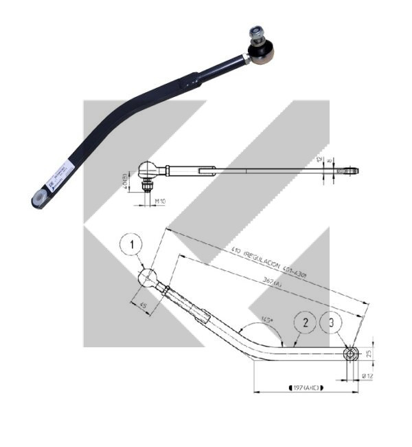 BARRA STABILIZZATRICE PORTA