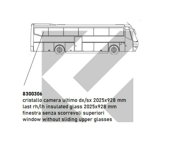 CRISTALLO CAM.LAT.GRIGIO ULTIMO DX/SX FUTURA