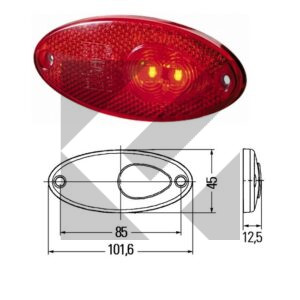 LUCE POS.C/CATD.POST.2 LED