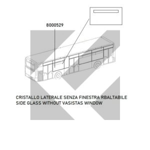 CRISTALLO CAM.1744X1090MM S/VASISTAS CITARO