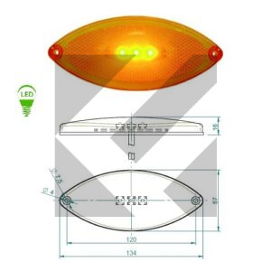 SIDE MARKER LED 12V MOD.311