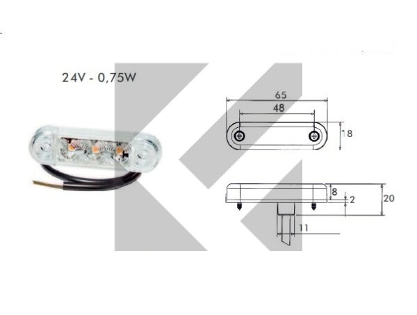 LUCE INGOM.LED ANT. 24V