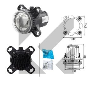 PROIETTORE D.90 CEM 12/24V LED