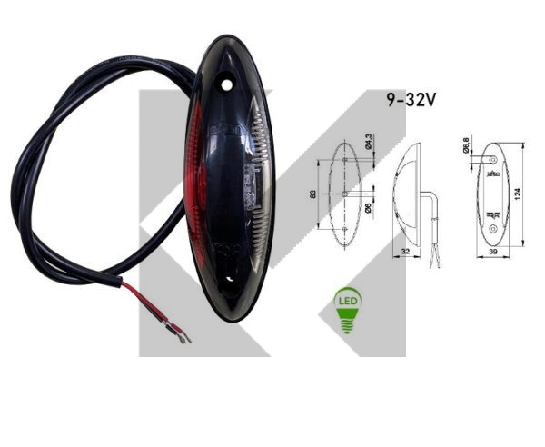 LUCE INGOMBRO LED 9/32V