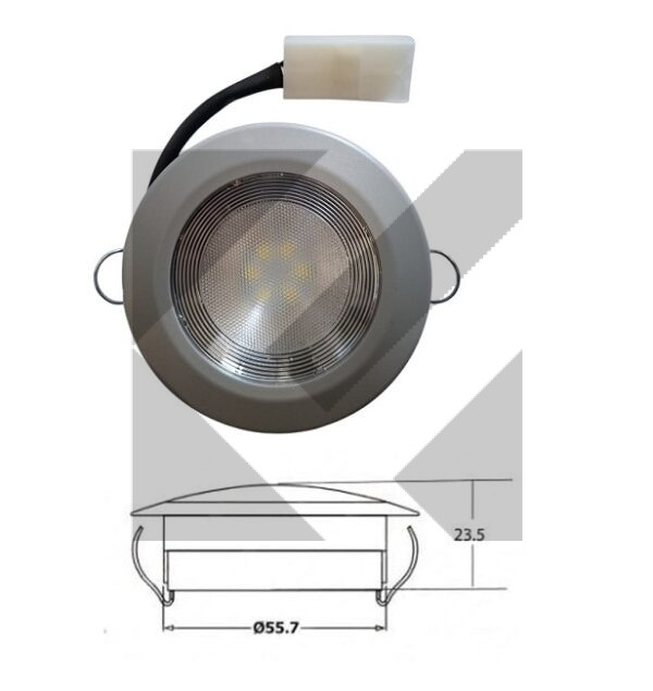 PLAFONIERA TONDA LED 24V