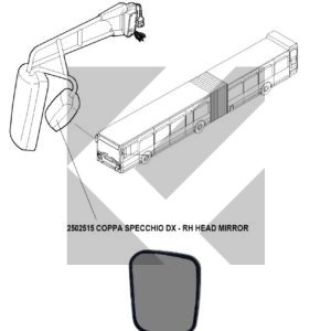 COPPA SPECCHIO AUSILIARIO 24V