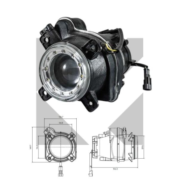 PROIETTORE ANAB+POSIZIONE LED 24V