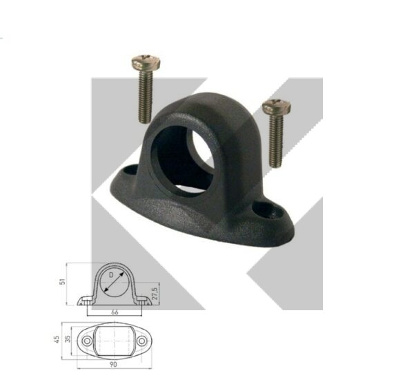 SUPPORTO PASSANTE D.35