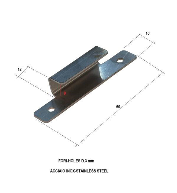 CLIP INOX FERMA MOQUETTE