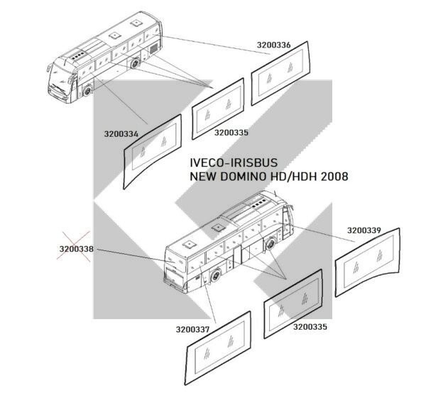 CRISTALLO LAT.DX/SX NEW DOMINO