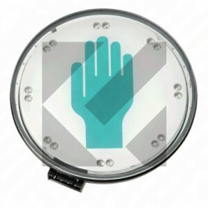 PULSANTE SIMB.MANO 24V
