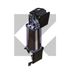 CILINDRO CREMAGLIERA D.125 C/ELETR. 24V