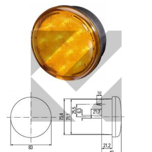 INDICATORE DIREZ.D.83 LED 24V
