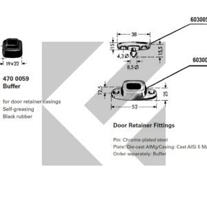 PORTA GOMMA ALLUMINIO