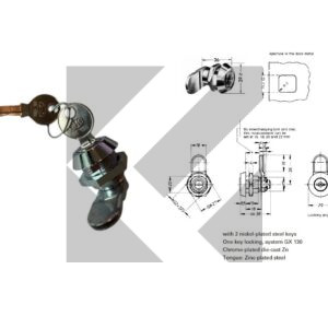 SERRATURA C/2 CHIAVI