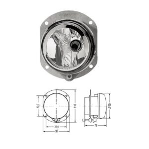 FENDINEBBIA H7 24V SX
