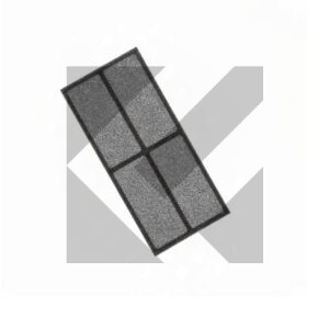 FILTRO CARBON FRONT BOX 377X173X58MM